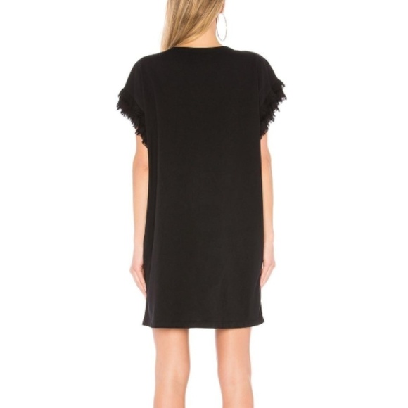 Current/Elliott | The Recrafted Ruffle Black Dress - Picture 2 of 6